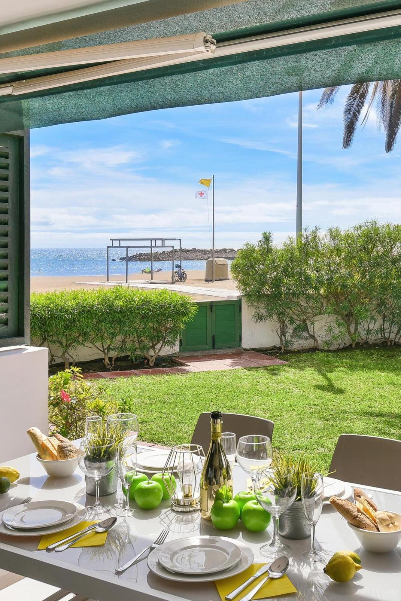 Beachfront Apartment Las Burras Mra 02 San Agustín Exteriér fotografie
