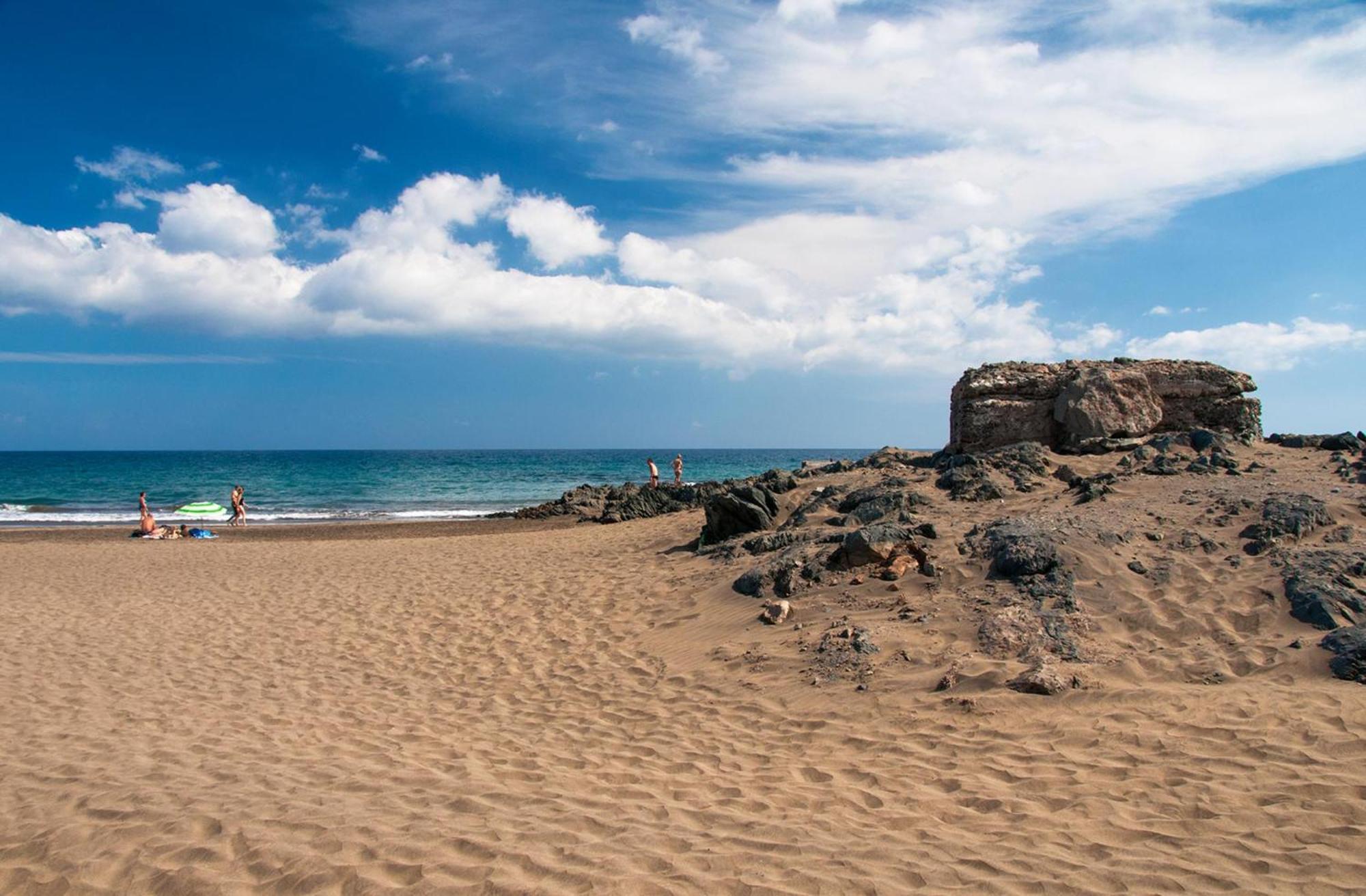 Beachfront Apartment Las Burras Mra 02 San Agustín Exteriér fotografie